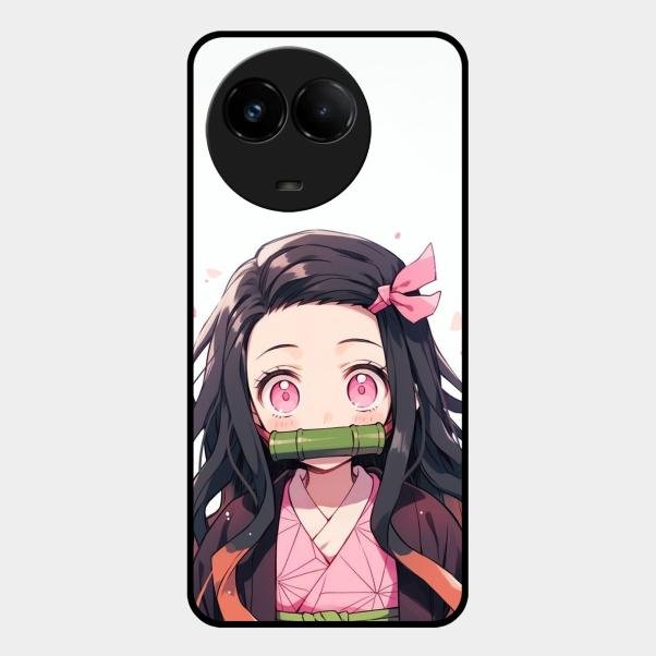 Demon Princess Glass Case Cover For Realme C67 5G