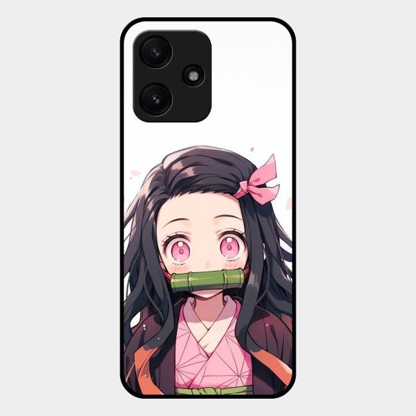 Demon Princess Glass Case Cover For Redmi 12 5G