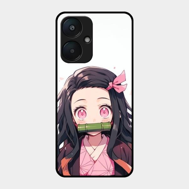 Demon Princess Glass Case Cover For Redmi 13C 5G