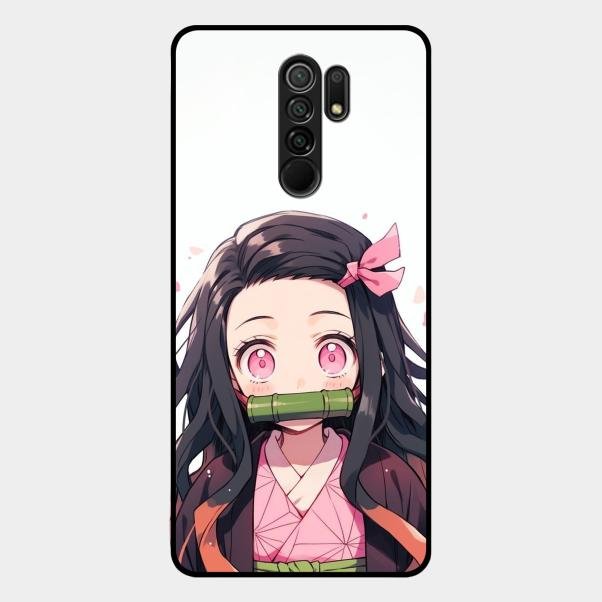 Demon Princess Glass Case Cover For Redmi 9 Prime