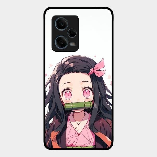 Demon Princess Glass Case Cover For Redmi Note 12 Pro 5G