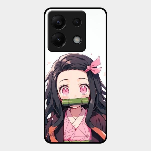 Demon Princess Glass Case Cover For Redmi Note 13 Pro 5G