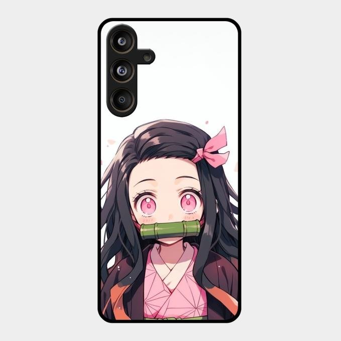 Demon Princess Glass Case Cover For Samsung Galaxy M55 5G