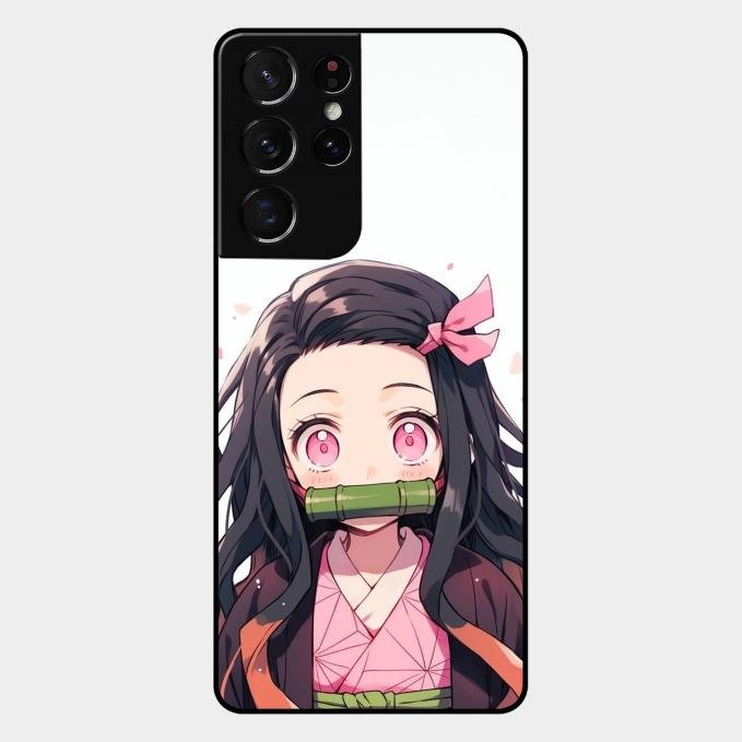 Demon Princess Glass Case Cover For Samsung Galaxy S21 Ultra
