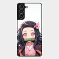 Demon Princess Glass Case Cover For Samsung Galaxy S21