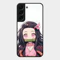 Demon Princess Glass Case Cover For Samsung Galaxy S22 Plus 5G