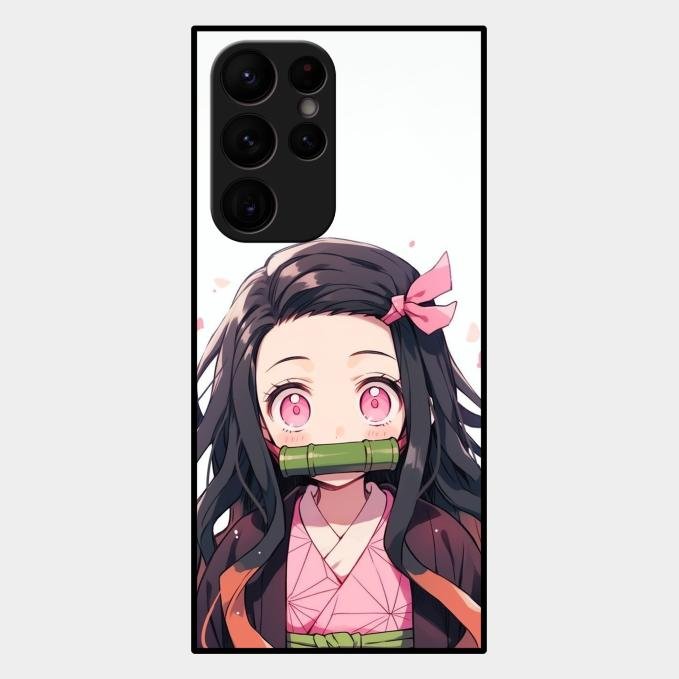 Demon Princess Glass Case Cover For Samsung Galaxy S22 Ultra 5G