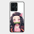 Demon Princess Glass Case Cover For Vivo T1 44W 4G
