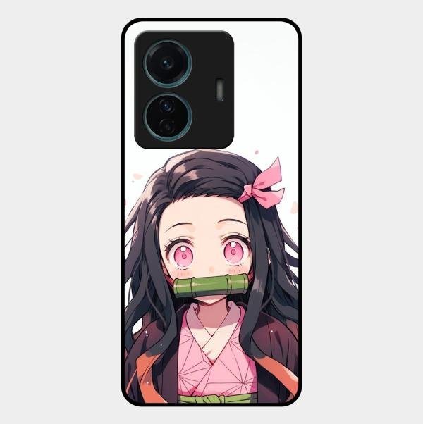 Demon Princess Glass Case Cover For Vivo T1 Pro 5G