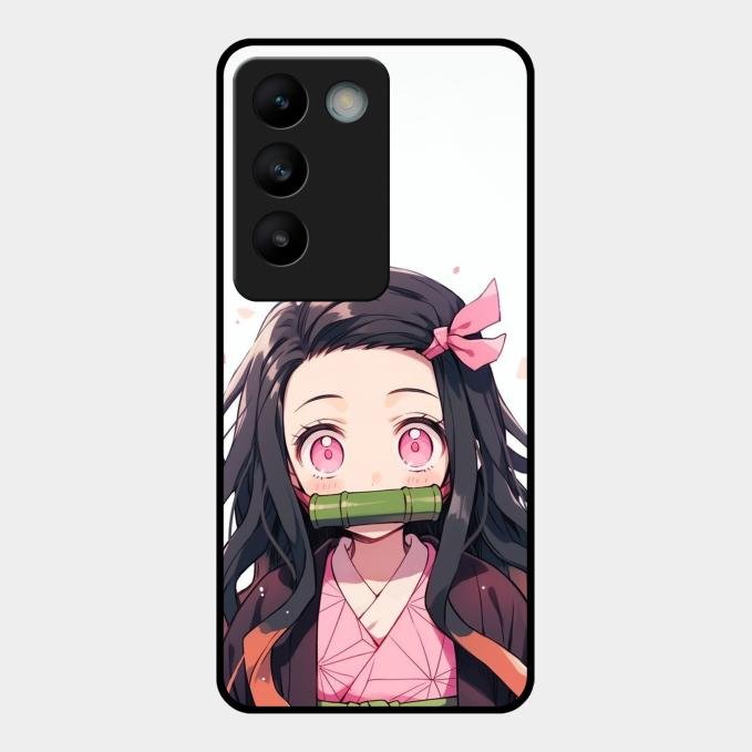 Demon Princess Glass Case Cover For Vivo T3 5G