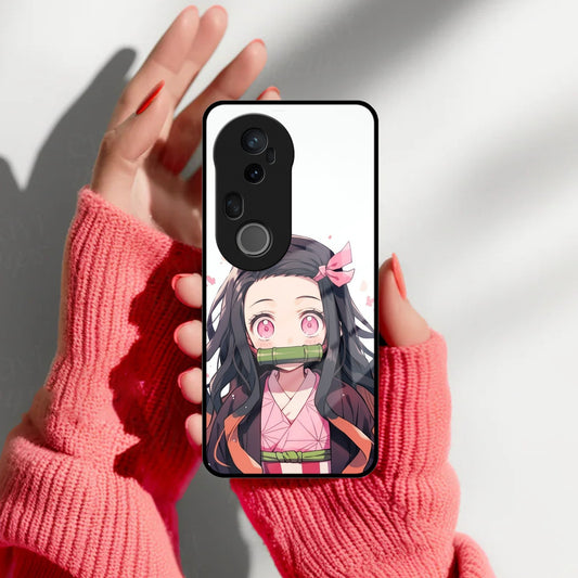 Demon Princess Glass Case Cover For Vivo
