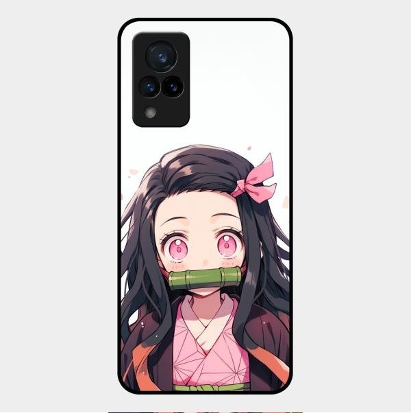 Demon Princess Glass Case Cover For Vivo V21 5G