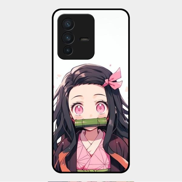 Demon Princess Glass Case Cover For Vivo V23 5G