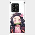 Demon Princess Glass Case Cover For Vivo V25 5G
