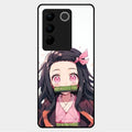 Demon Princess Glass Case Cover For Vivo V27 5G