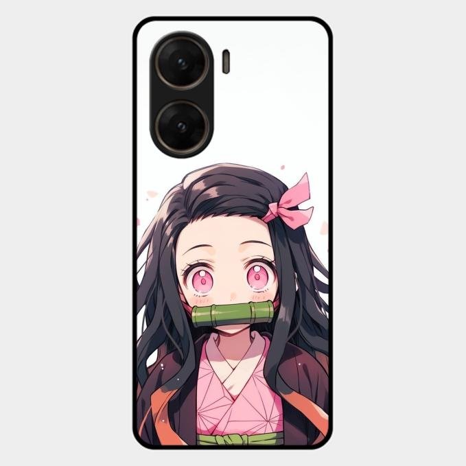 Demon Princess Glass Case Cover For Vivo V29E 5G