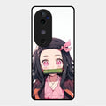 Demon Princess Glass Case Cover For Vivo V40 5G