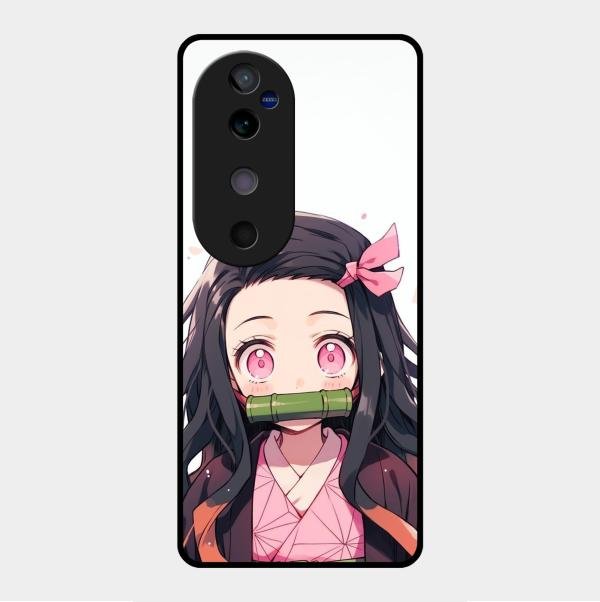 Demon Princess Glass Case Cover For Vivo V40 5G