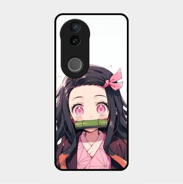 Demon Princess Glass Case Cover For Vivo V50E 5G