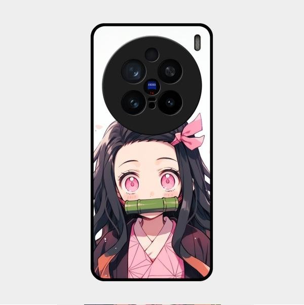 Demon Princess Glass Case Cover For Vivo X200 Pro 5G