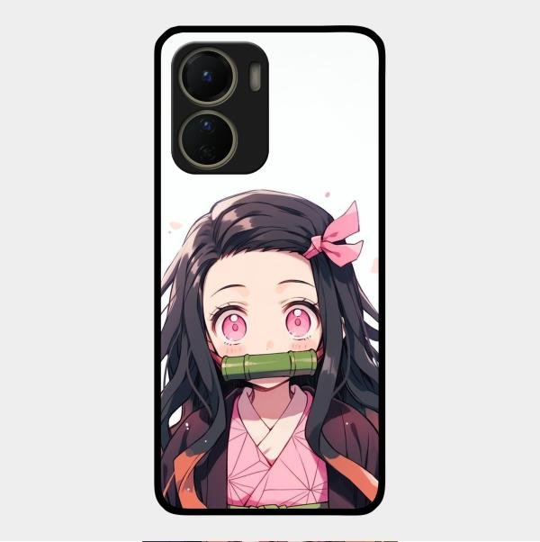 Demon Princess Glass Case Cover For Vivo Y16