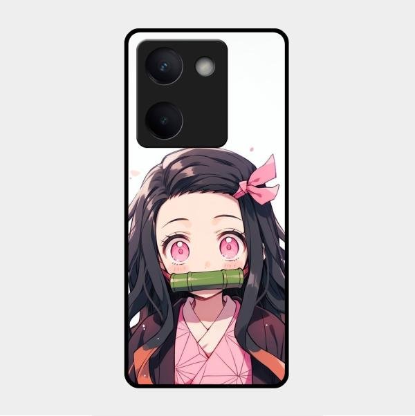 Demon Princess Glass Case Cover For Vivo Y200 Pro 5G
