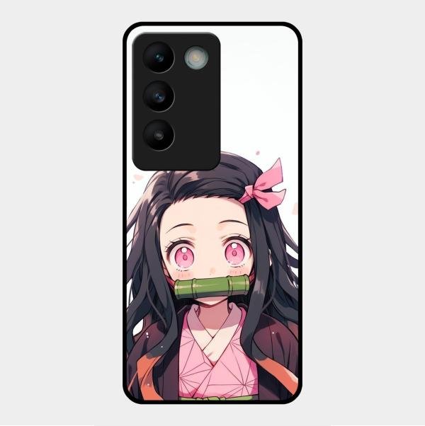 Demon Princess Glass Case Cover For Vivo Y200E 5G