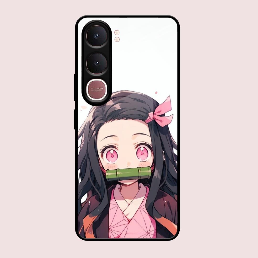 Demon Princess Glass Case Cover For Vivo Y31 5G
