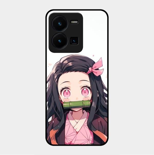 Demon Princess Glass Case Cover For Vivo Y35