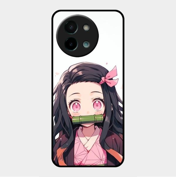 Demon Princess Glass Case Cover For Vivo Y58 5G