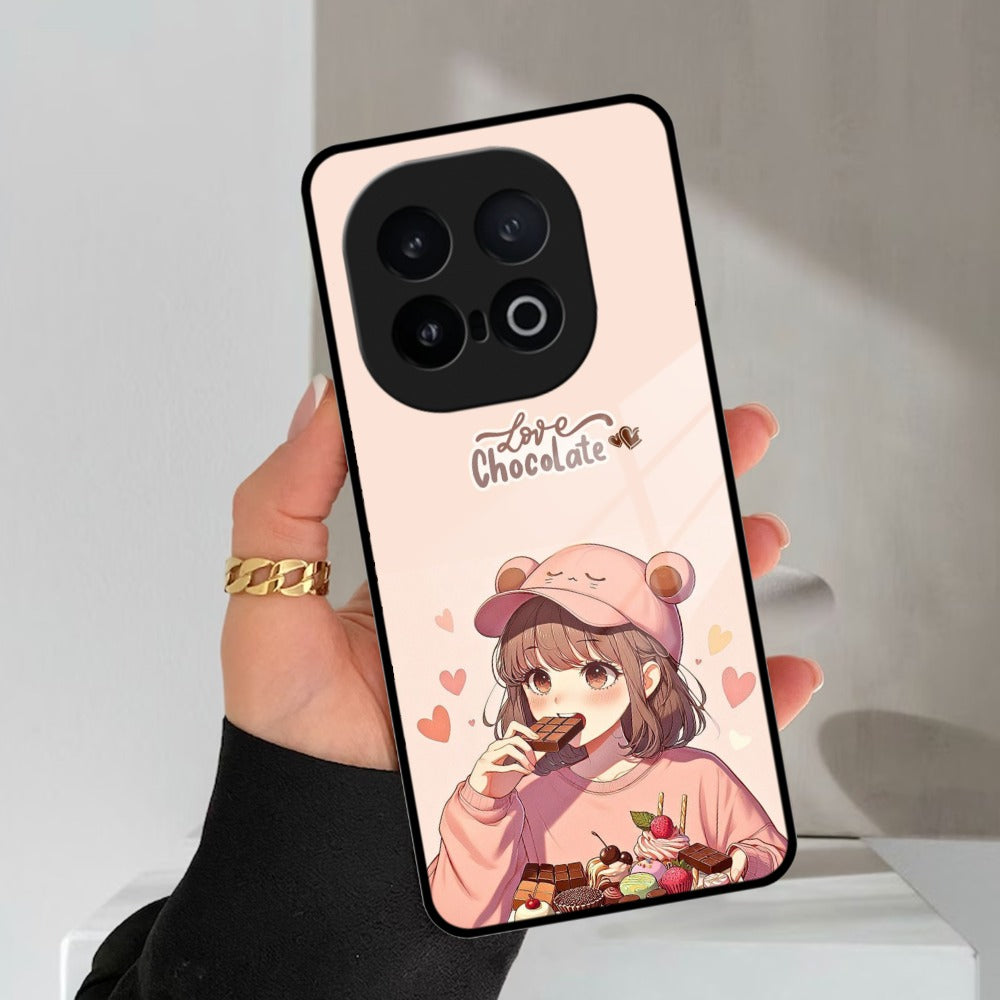 Dessert Dream Glass Case Cover For iQOO