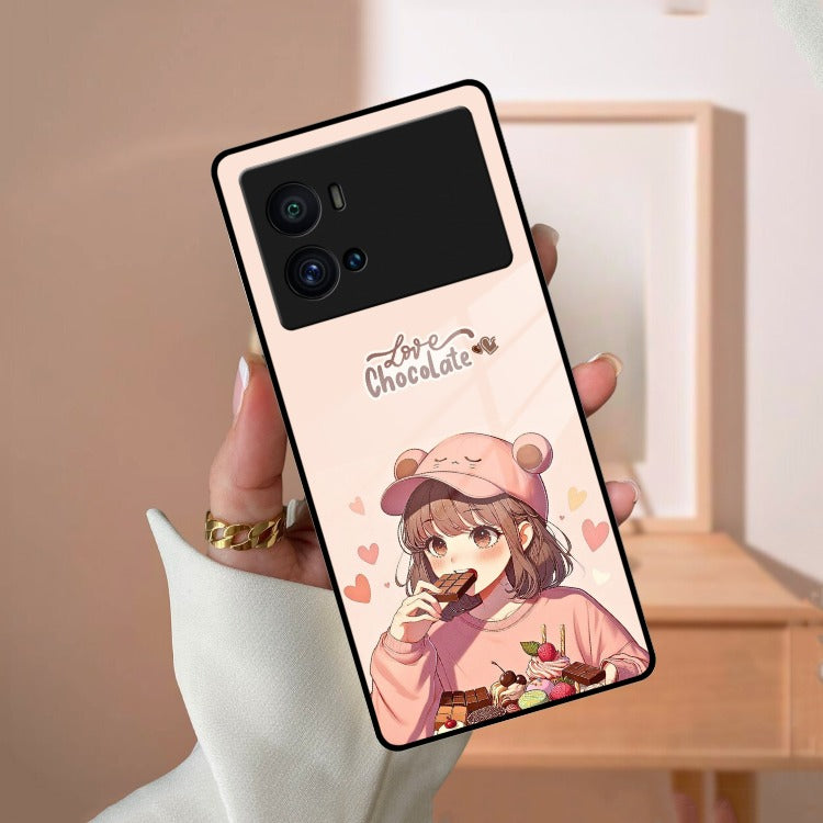 Dessert Dream Glass Case Cover For iQOO