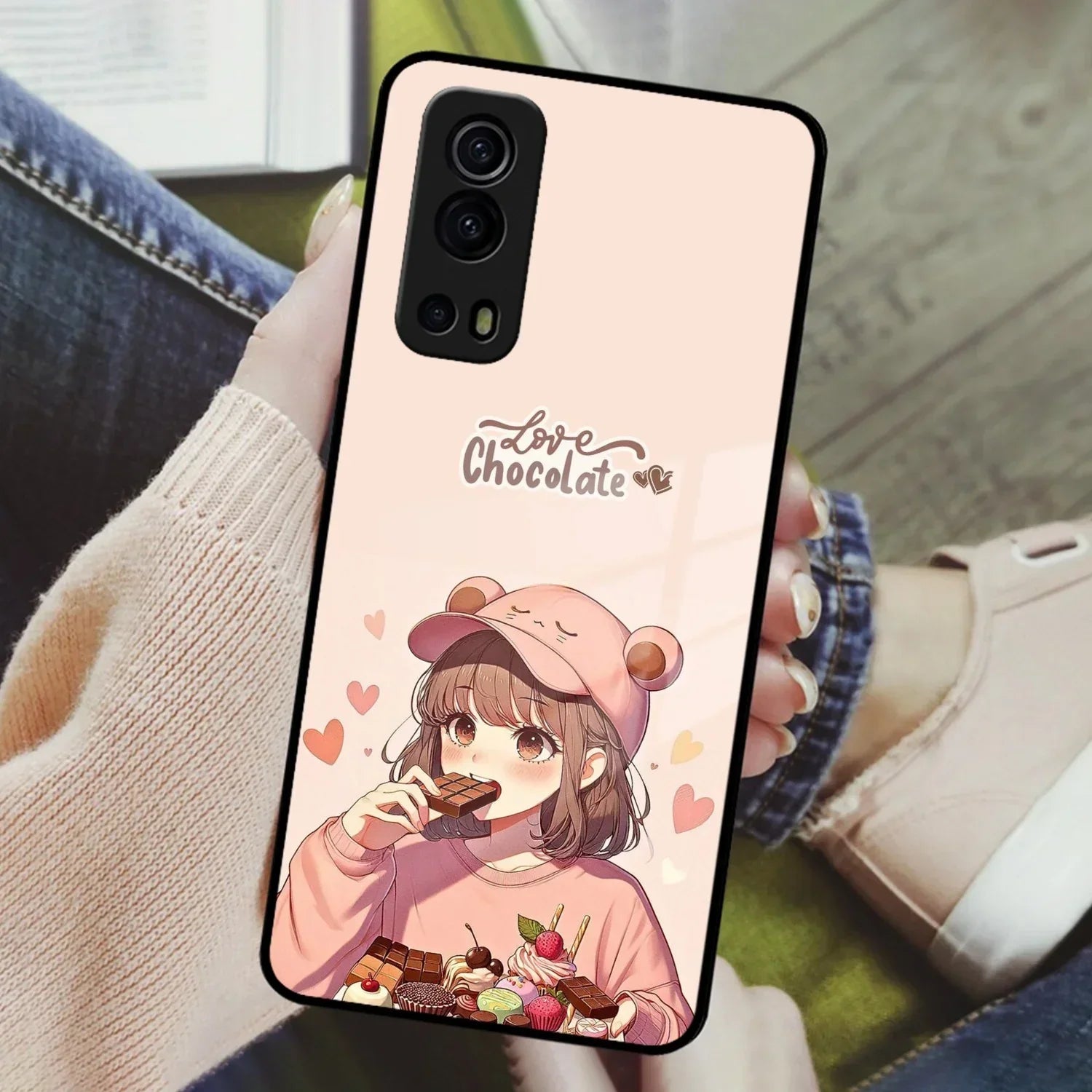 Dessert Dream Glass Case Cover For Vivo - ShopOnCliQ