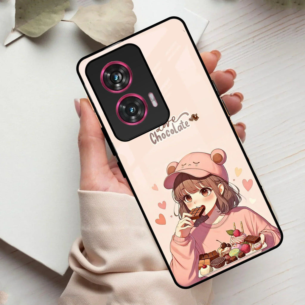 Dessert Dream Glass Case Cover For Motorola - ShopOnCliQ