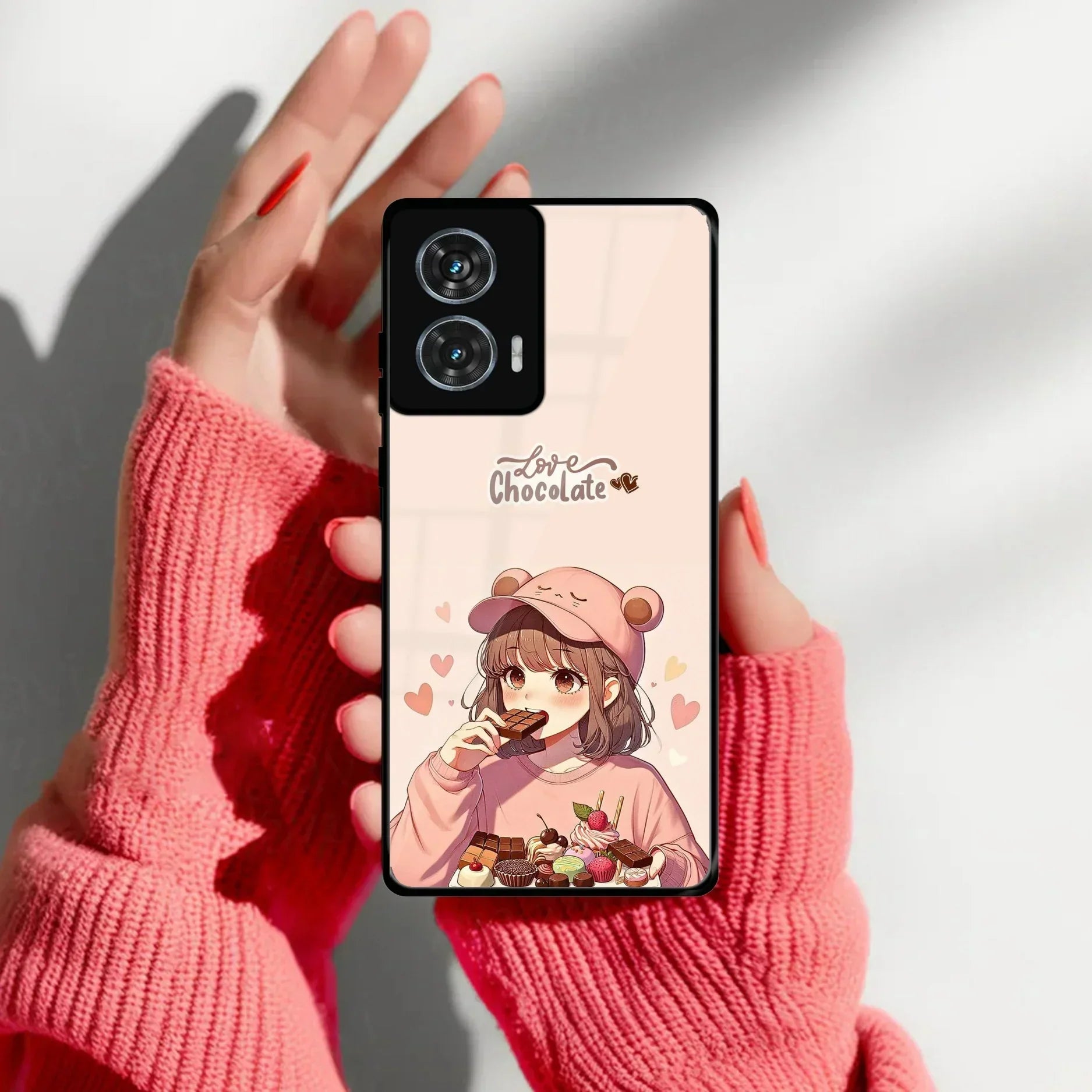 Dessert Dream Glass Case Cover For Motorola - ShopOnCliQ