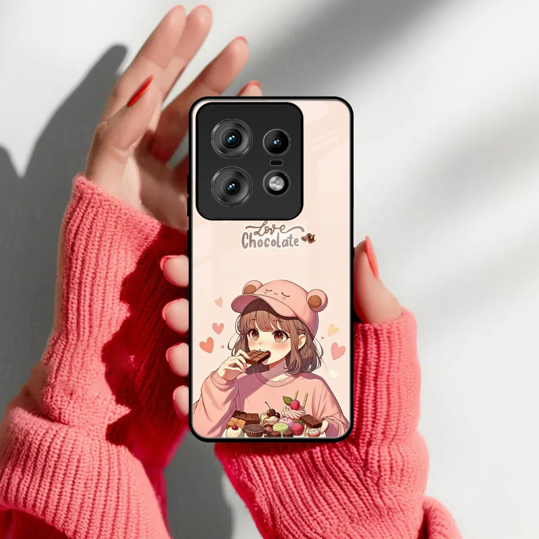 Dessert Dream Glass Case Cover For Motorola - ShopOnCliQ