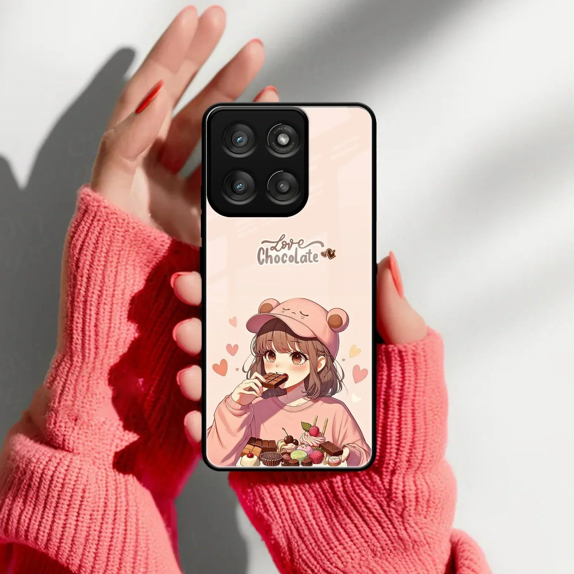 Dessert Dream Glass Case Cover For Motorola - ShopOnCliQ