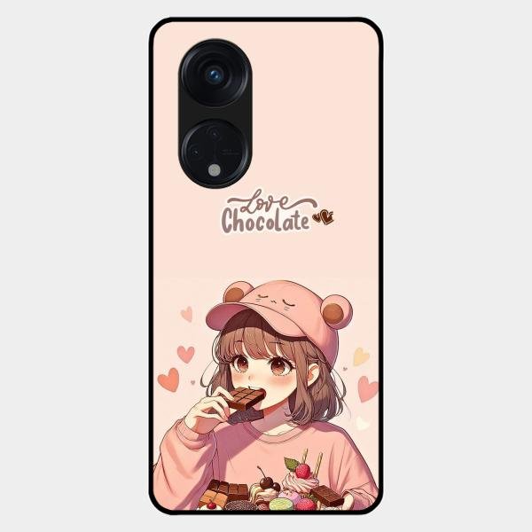 Dessert Dream Glass Case Cover For Oppo Reno 8T 5G