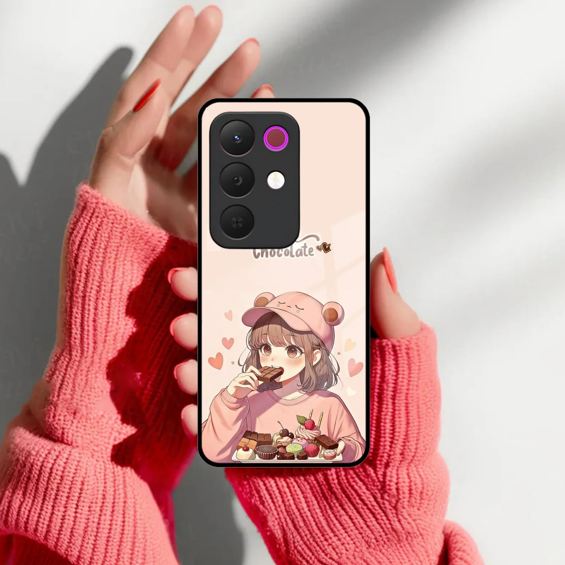 Dessert Dream Glass Case Cover For Realme/Narzo