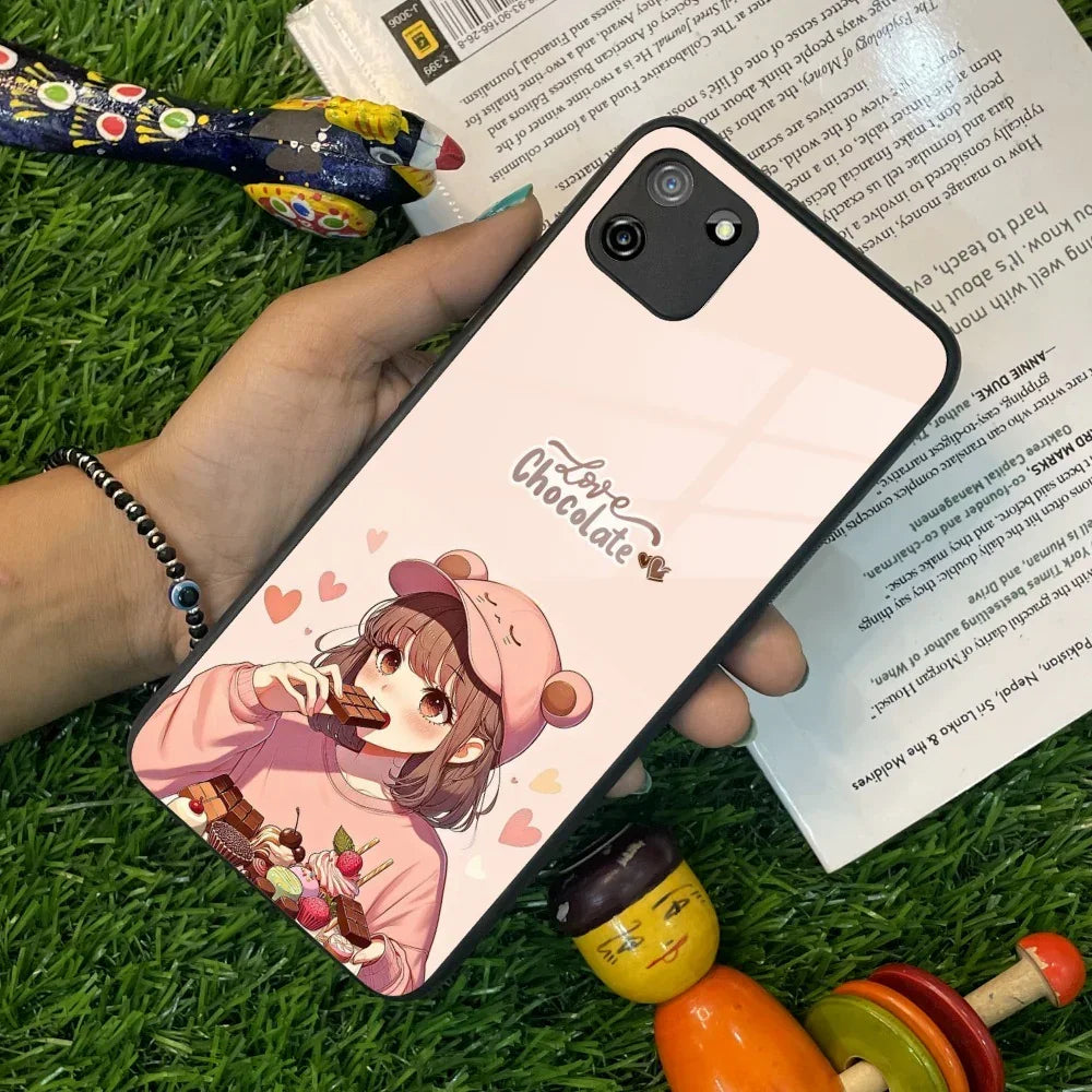 Dessert Dream Glass Case Cover For Realme/Narzo - ShopOnCliQ