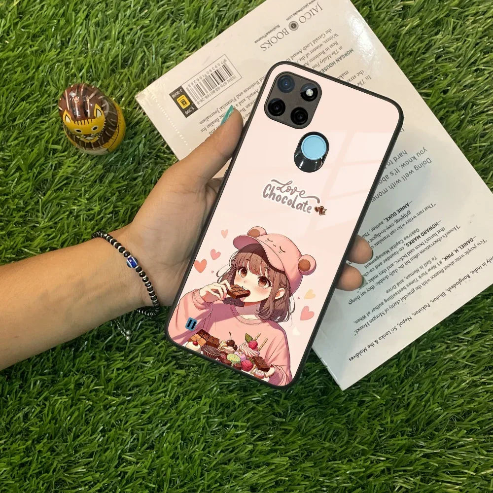 Dessert Dream Glass Case Cover For Realme/Narzo - ShopOnCliQ