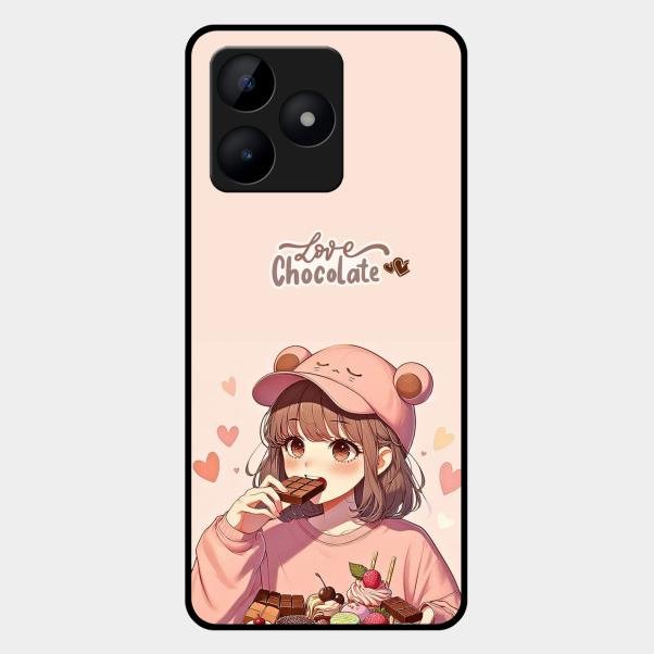 Dessert Dream Glass Case Cover For Realme C53