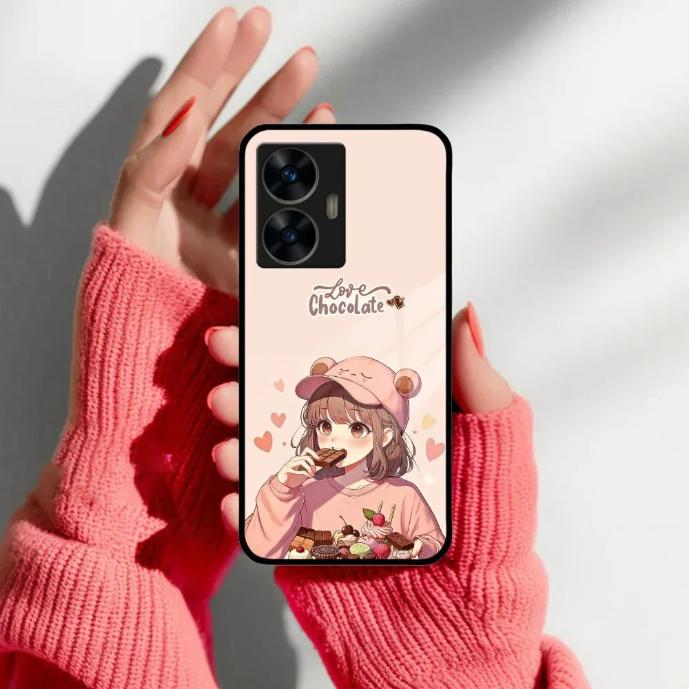 Dessert Dream Glass Case Cover For Realme/Narzo - ShopOnCliQ