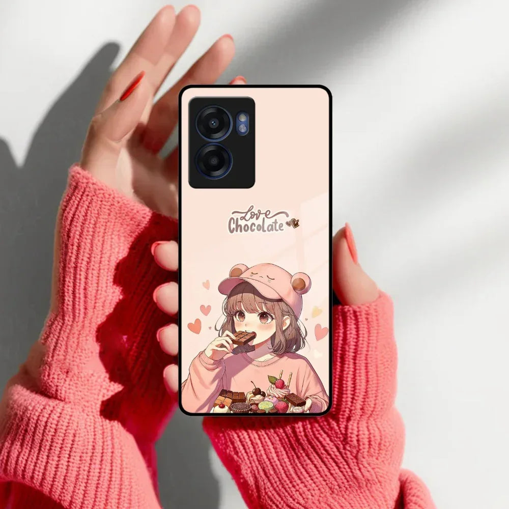Dessert Dream Glass Case Cover For Realme/Narzo - ShopOnCliQ