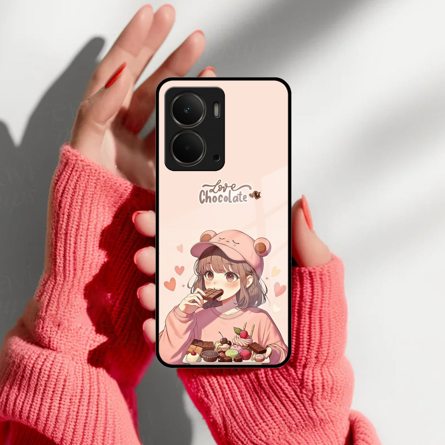 Dessert Dream Glass Case Cover For Realme/Narzo