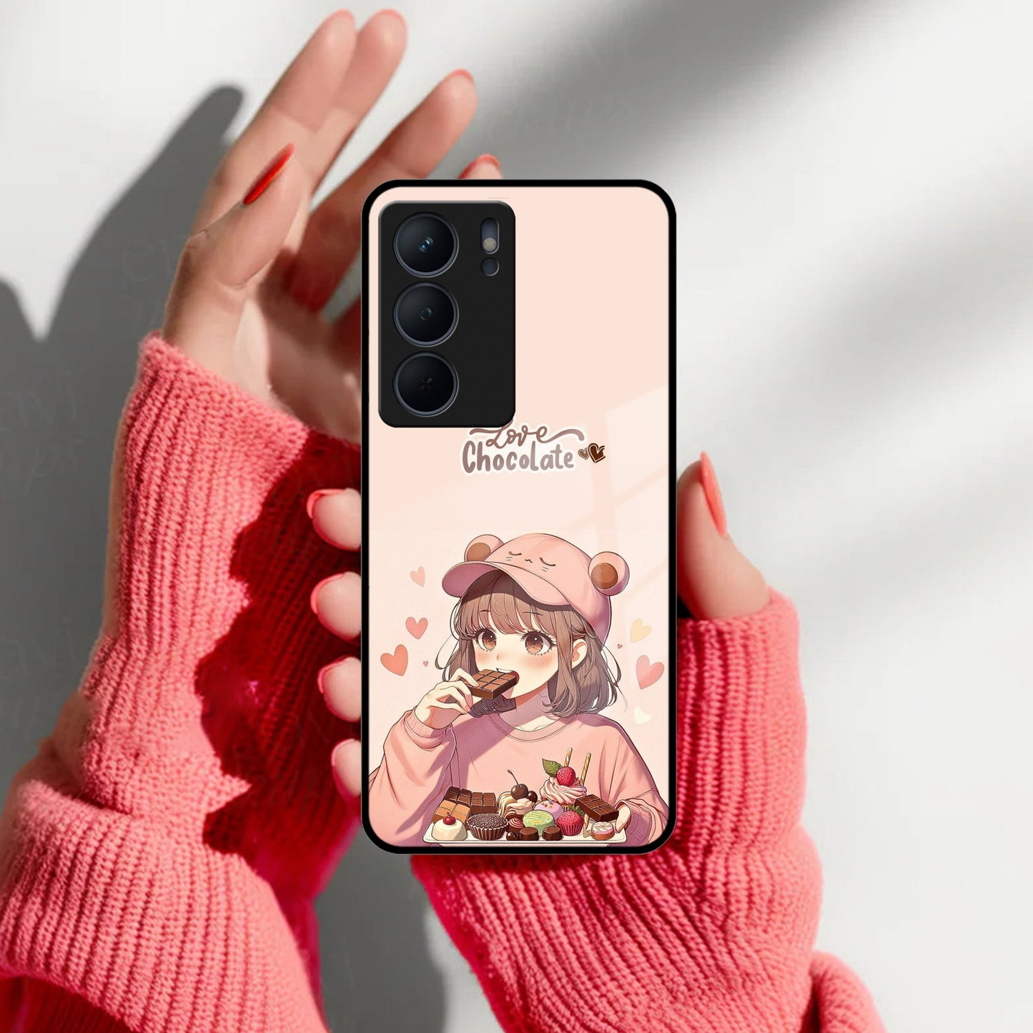 Dessert Dream Glass Case Cover For Realme/Narzo