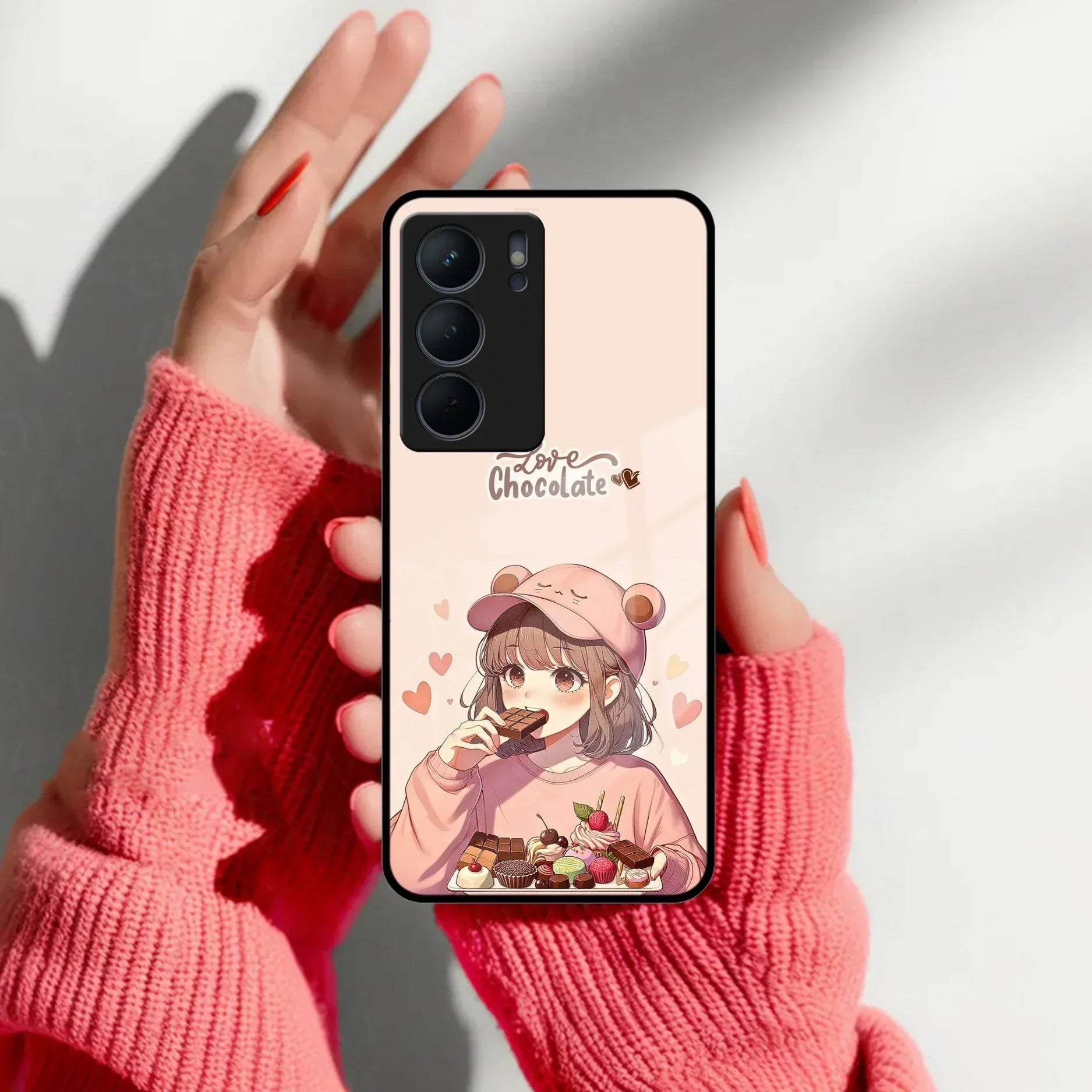 Dessert Dream Glass Case Cover For Realme/Narzo - ShopOnCliQ