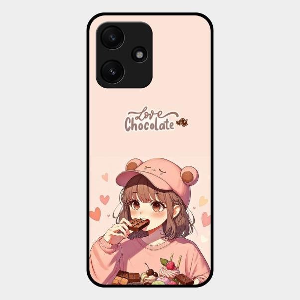 Dessert Dream Glass Case Cover For Redmi 12 5G