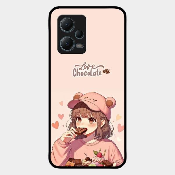 Dessert Dream Glass Case Cover For Redmi Note 12 5G