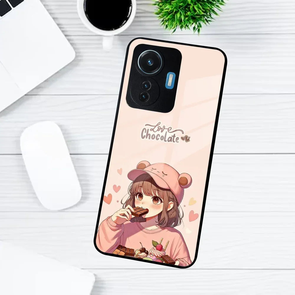 Dessert Dream Glass Case Cover For Vivo - ShopOnCliQ